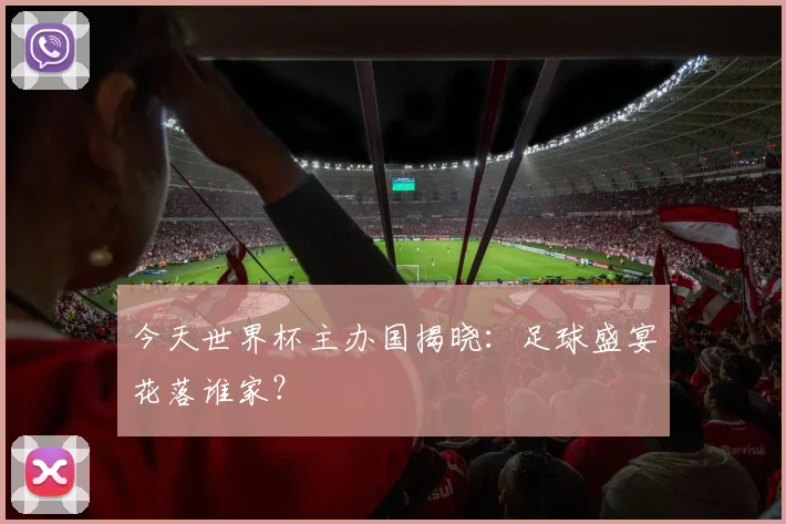 今天世界杯主办国揭晓：足球盛宴花落谁家？