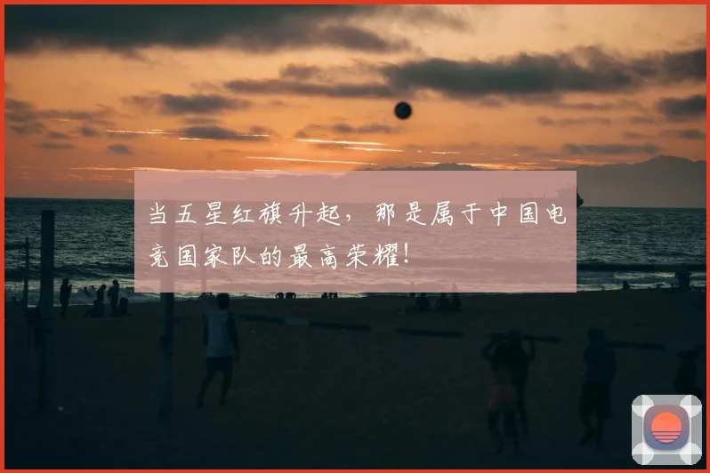 当五星红旗升起,那是属于中国电竞国家队的最高荣耀!